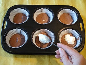 Schoko Muffins mit Füllung